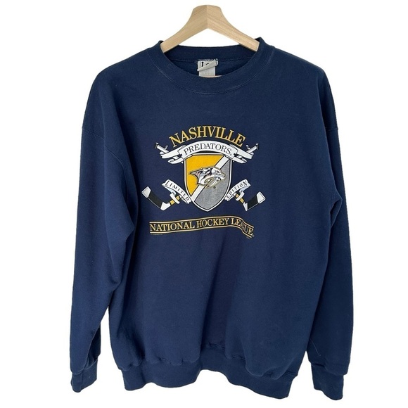 Lee Sport Other - VINTAGE 90'S LEE SPORT NASHVILLE PREDATORS NGL  CREWNECK, SIZE XL